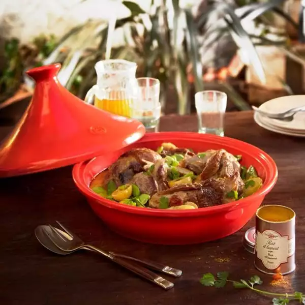 Plat à tajine Emile Henry Rouge Grand Cru