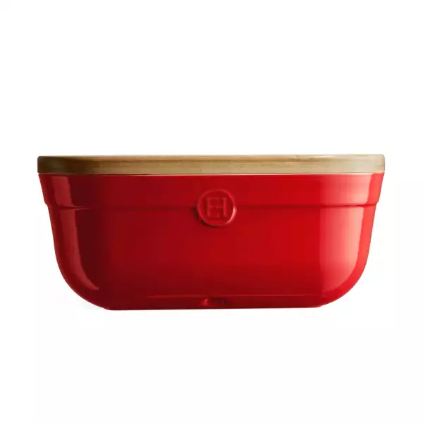 Boîte à pain céramique Emile Henry Rouge Grand Cru