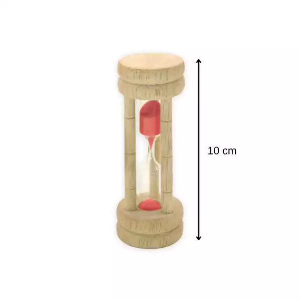 Minuteur sablier de cuisine 3 minutes Fackelman Wood Edition