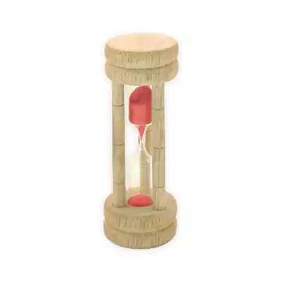 Minuteur sablier de cuisine 3 minutes Fackelman Wood Edition