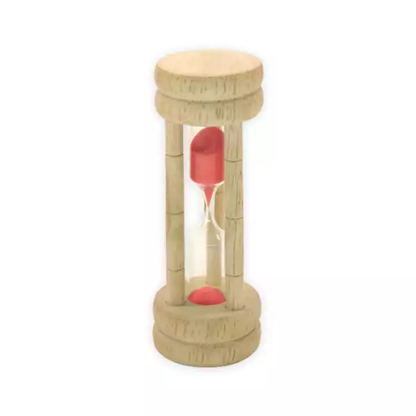 Minuteur sablier de cuisine 3 minutes Fackelman Wood Edition