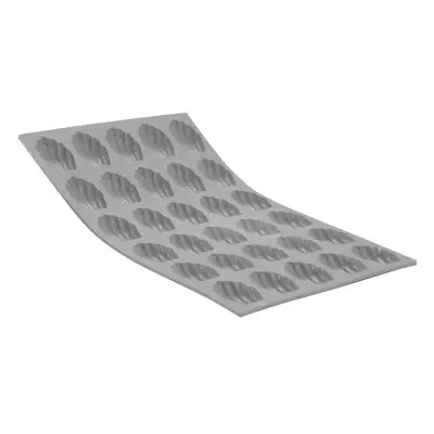 Moule en silicone Elastomoule 30 mini madeleines De Buyer