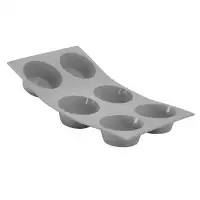 Moule en silicone Elastomoule 6 muffins De Buyer