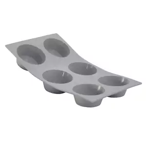 140x134 - Moule en silicone Elastomoule 6 muffins De Buyer