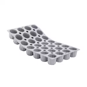140x140 - Moule en silicone Elastomoule mini cannelés 28 empreintes De Buyer