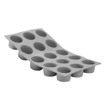 Moule en silicone Elastomoule 15 mini muffins De Buyer