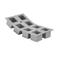 Moule en silicone Elastomoule 8 cubes De Buyer