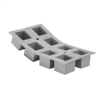 Moule en silicone Elastomoule 8 cubes De Buyer