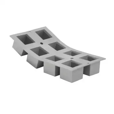 Moule en silicone Elastomoule 8 cubes De Buyer