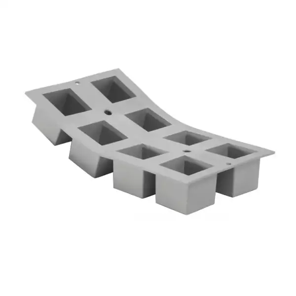 Moule en silicone Elastomoule 8 cubes De Buyer