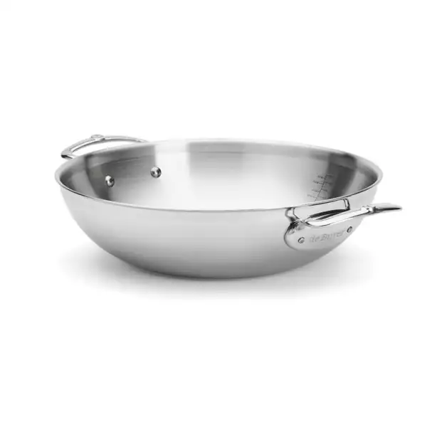 Wok inox avec anses 32 cm Affinity De Buyer