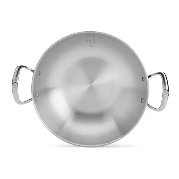 Wok inox avec anses 32 cm Affinity De Buyer