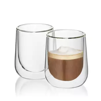 Lot 2 verres Cappuccino double paroi 180 ml Fontana Kela
