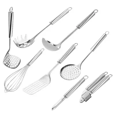 Set 8 ustensiles inox Lagostina Les Essentiels