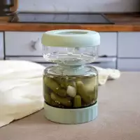 Bocal à cornichons en verre Pebbly