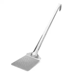 130x140 - Spatule monobloc perforée inox De Buyer Manche 37,5 cm