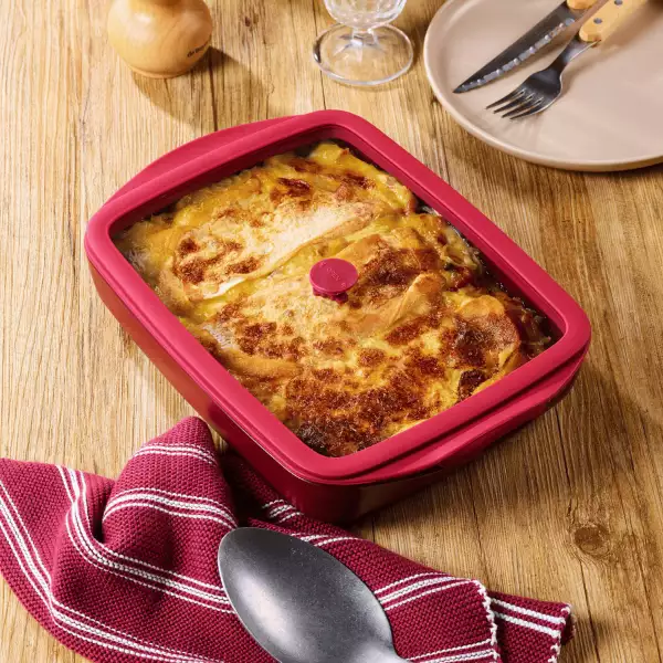 Plat à four avec couvercle Pebbly 1,6 litre