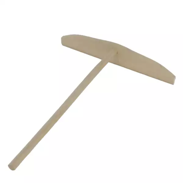 Râteau à crêpes plat en bois de hêtre