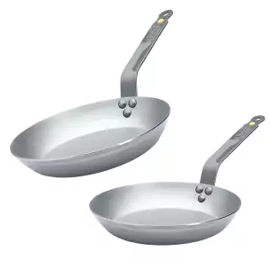 De Buyer Cercle à Tarte Rond VALHORNA Inox Perforé 15,5 X 3,5 Cm - Fabriqué En France