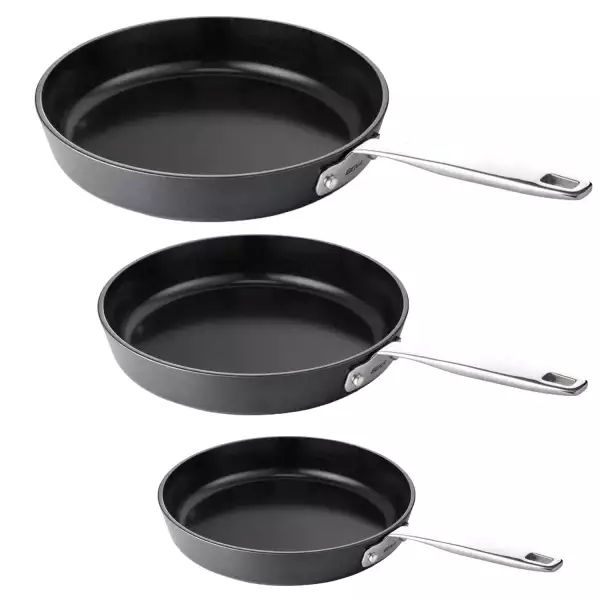 Lot 3 poêles à Frire Céramique 20 24 et 28 cm Maestro Beka