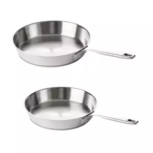 140x140 - Lot 2 poêles inox 24 et 28 cm Maestro Beka