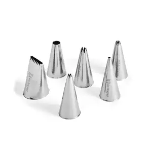 140x140 - Lot 6 douilles à pâtisserie inox De Buyer