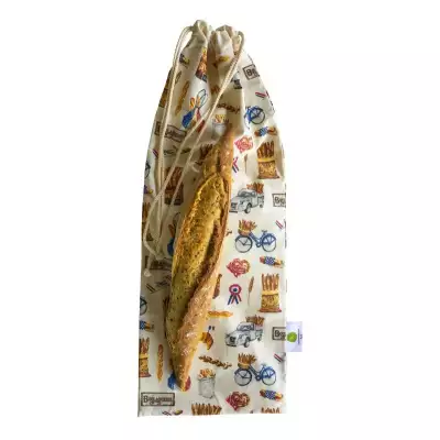 Sac à Pain motif boulangerie - Sacasalades