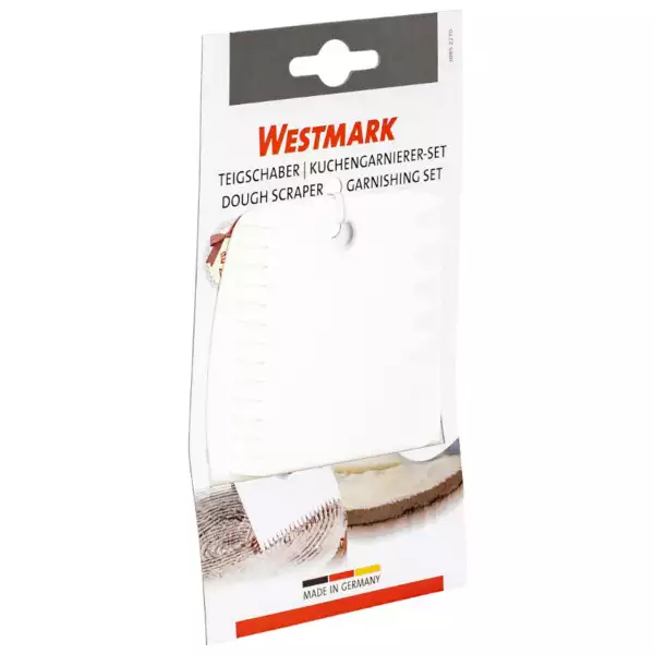 Lot corne de pâtissier + Peigne à décorer Westmark