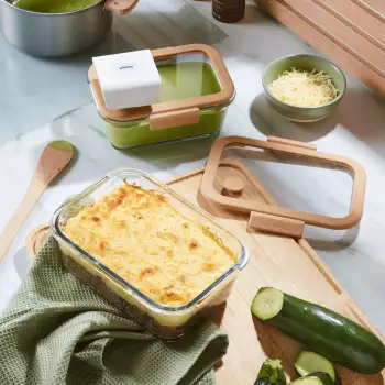 Coffret de Conservation Sous-Vide Pebbly - 2 Boîtes en Verre + Pompe