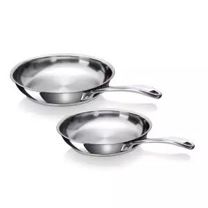 140x105 - Lot 2 poêles inox 24 et 28 cm Beka Chef