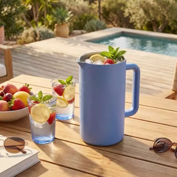 Carafe Isotherme Yoko Design 1,5 litre Bleue