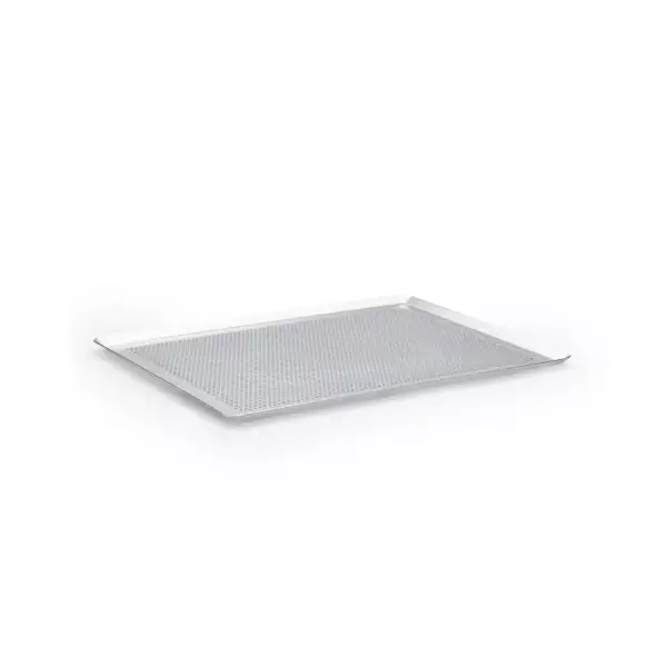 Plaque de cuisson inox perforée De Buyer 40 x 30 cm