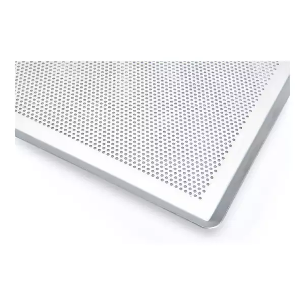 Plaque de cuisson inox perforée De Buyer 40 x 30 cm