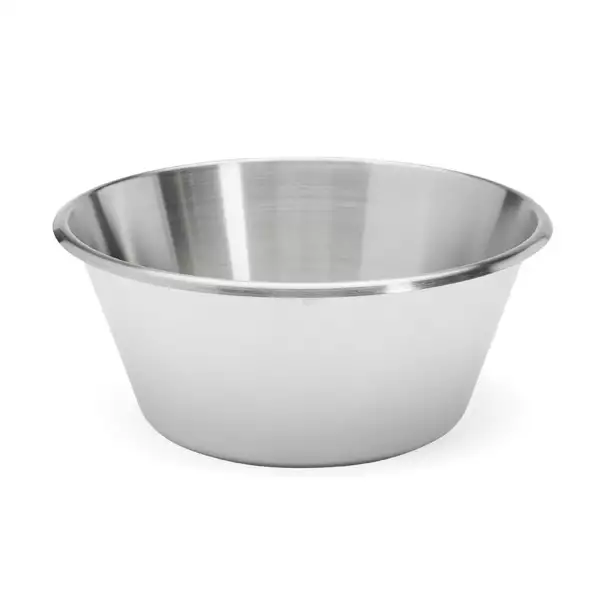 Bassine pâtissière inox conique fond plat De Buyer
