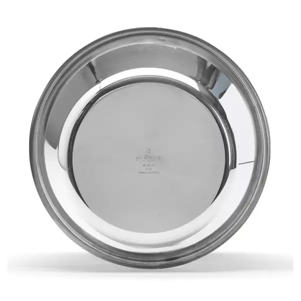 Bassine pâtissière inox conique fond plat De Buyer