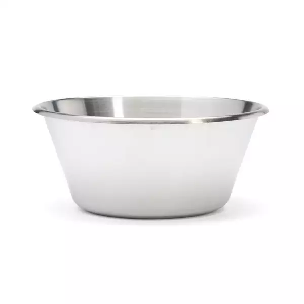 Bassine pâtissière inox conique fond plat De Buyer