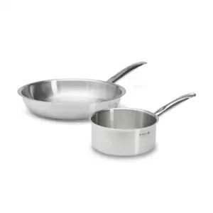 140x140 - Duo Prim'Appety casserole 20 cm et poêle 28 cm inox De Buyer