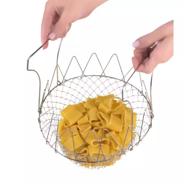 Panier à salade inox pliant Ideale