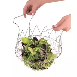 140x140 - Panier à salade inox pliant Ideale