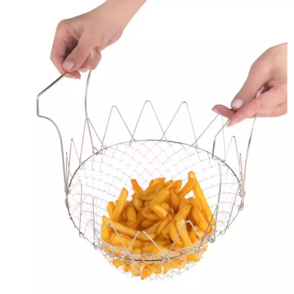Panier à salade inox pliant Ideale