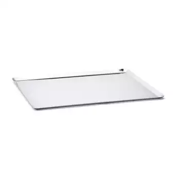Plaque de cuisson inox bords pincés De Buyer 40 x 30 cm