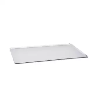 Plaque de cuisson inox bords pincés De Buyer 60 x 40 cm