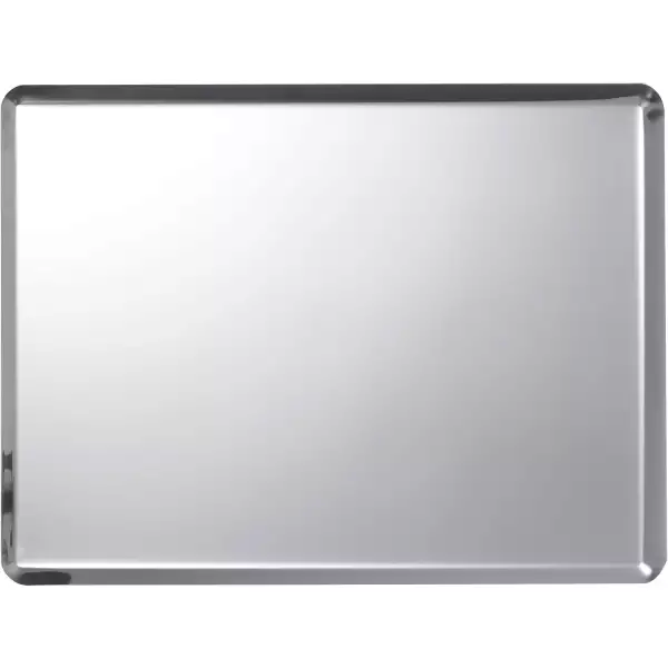 Plaque de cuisson inox bords pincés De Buyer 40 x 30 cm