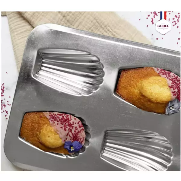 Moule à Madeleine Gourmande Fer Blanc Gobel