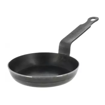 Poêle à blinis acier Blue Carbon 12 cm De Buyer