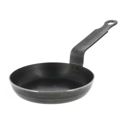 Poêle à blinis acier Blue Carbon 12 cm De Buyer