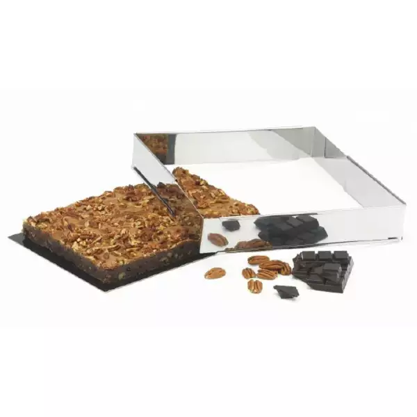Cadre à patisserie extensible inox Patisse Hauteur 7,5 cm