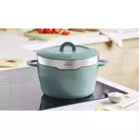 Cocotte céramique multifonction Pebbly vert mint sage