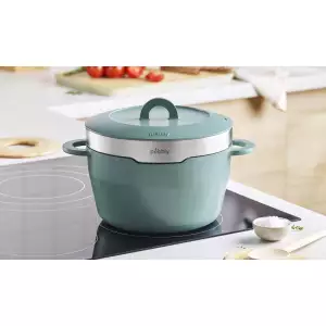 140x82 - Cocotte céramique multifonction Pebbly vert mint sage