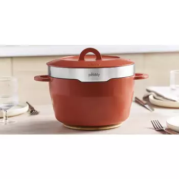 Cocotte céramique multifonction Pebbly Terracotta